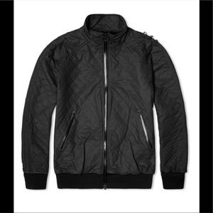 Adidas x Barbour quilted slim fit track jacket L